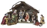 ACE Hardware (Porcelain) N0375-1 Xmas Nativity SET with Creche