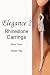 Real Rhinestone Earrings - Elegance 1 Silver