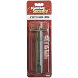 Kwikset 3014-01 3 CP Security 5-Inch Entry Door Latch, Polished Brass