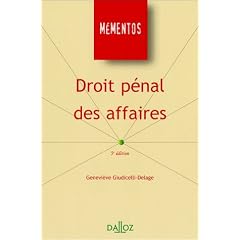 Droit p�nal des affaires