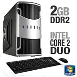 CybertronPC VIB4904 Multi-Display PC - Intel Core 2 Duo E7400 Dual Core 2.80GHz, 2GB DDR2, 500GB SATA II HDD, Nvidia Quadro NVS 450, 600 Watt PSU, Windows 7 Home Premium 32-bit