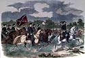 Art Poster Print - Jeb Stuart Leading Calvary - Artist: Unknown - Poster Size: 24 X 18 inches