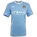 Manchester City FC 2009/10 Home Short-Sleeve Jersey Shirt Mens Size