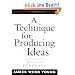 A Technique for Producing Ideas (Advertising Age Classics Library)