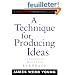 A Technique for Producing Ideas