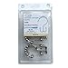 Set of 12 Rings - New Shower Curtain Hooks Made with Stainless Steel Rustproof Friction Free Gliding - Fengbao
