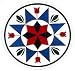 Outdoor Living : Hex Sign: 8 Pointed Star 8" Diameter Abundance and Goodwill.