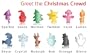 Vacu Vin Glass Markeres Christmas Crowd, Set of 12