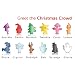 Vacu Vin Glass Markeres Christmas Crowd, Set of 12