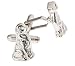 Sterling silver labrador dog cufflinks with presentation box. Made in the U.S.A