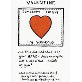 Edward Monkton - LARGE Valentine Card - I'm Gorgeous (EMMV04)- LIMITED AVAILABILITY