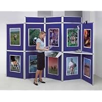 Folding display panels for exhibition