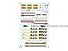 Microscale N Scale Tractors & Trailers Decal Set - Cnsl. Frt/Dgbs Gldn Arw/ICX/Leeway 1960-80