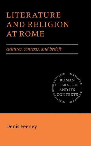 literature and religion at rome cultures contexts and beliefs roman literature and its contexts