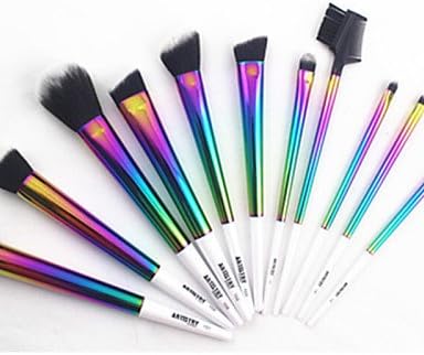 Usw 11pcs Rainbow Color Brush Set