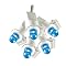 Philips LED Icicle String Lights - Blue/ White Wire