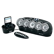 Jensen Deluxe Banshee Docking Speaker Stand for iPod - Black