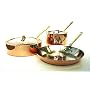 Mauviel Cuprinox Pour la Table 5-Piece Copper Cookware Set