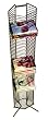 Atlantic Onyx 1332 65 DVD/Games Tower (Matte Black Steel)