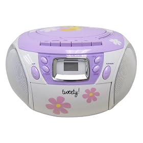 Tweety CD Boom Box with Cassette Player - TW4028 by Tweety