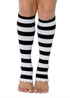 bikini slip, Leg Avenue, Leg Avenue - Striped (Black/White) Child Leg Warmers