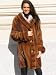 NEW GOLDEN MINK HOODED FUR COAT sz10/12 #10412