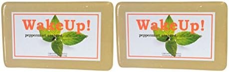 Wake Up Caffeinated Peppermint Soap - Pack of 2 Bars