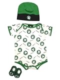 Boston Celtics 3pc Baby / Infant Onesie, Cap and Booties Set