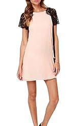 Plus Size Lace Chiffon Short Summer Bodycon Dress/Club Dress/Mini Dress 