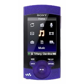 Sony S-544 8 GB Walkman Video MP3 Player (Violet)