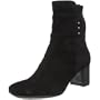 Aquatalia by Marvin K. Women's Everly Ankle Boot,Black Nappa Suede,8 M US