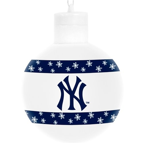 New York Yankees MLB Light Up 3″ Ball Ornament New York Yankees MLB Light Up 3″ Ball Ornament