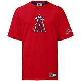 Nike Los Angeles Angels of Anaheim Red Logo Tackle T-shirt