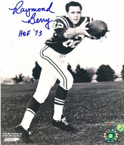 Raymond Berry Signed Baltimore Colts 8x10 Photo - HOF 73