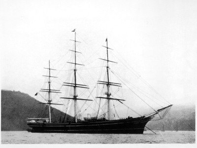 Cutty Sark under Anchor Photographic Poster Print, 18x24