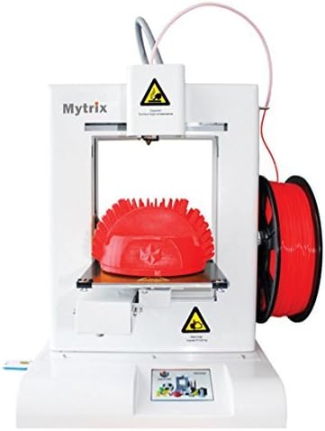 Mytrix Dreamweaver M11A Plus 3D Printer with Full Color Touch Panel, 5.9" x 5.9" x 5.1" Build Area, White