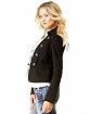 Ruffled Military Jacket Product Image