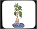 Decorated Mouse Pad with Hawaii, tree, plant, mangrove, roots, Polynesia
