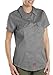 Dickies Women's Short-Sleeve Work Shirt, Gray, Small