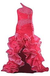 Organza One Shoulder Evening Dress/Party Dress 