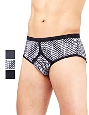 3 Pack Classic Pure Cotton Assorted Briefs