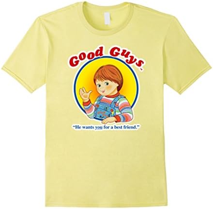 Men's Good Guys he Wants you For A best Friend Tee Small Lemon