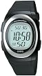 Casio Men's Core FE10-1A Black Resin Quartz Watch with Digital Dial