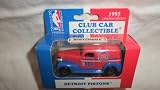 MATCHBOX 1995 LIMITED EDITION CLUB CAR COLLECTIBLE DETROIT PISTONS NBA 1939 CHEVY