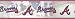 Atlanta Braves with Players & Field Border