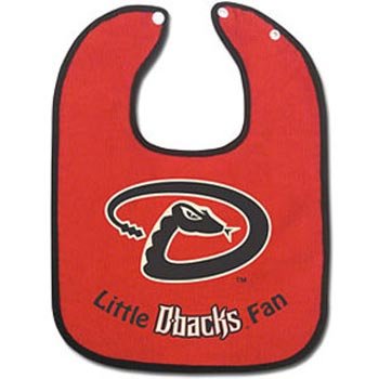 Arizona Diamondbacks Two-Toned Snap Baby Bib