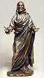JESUS CHRIST BLESSING STATUE Real Bronze Powder Cast Statue Sculpture 12