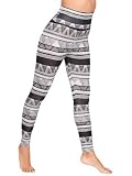 American Apparel Printed Cotton Spandex Jersey High-Waist Legging