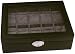 Watch Box Storage Case Leather For 10 Watches With Lucite Window