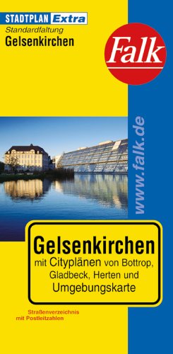 Falk Stadtplan Extra Standardfaltung Gelsenkirchen